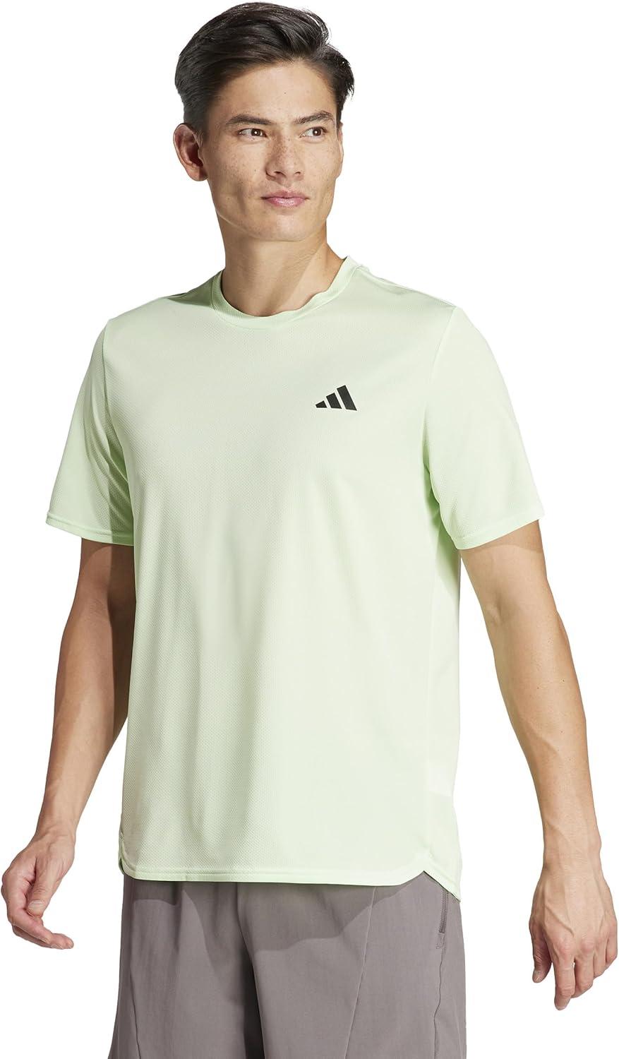 imageadidas AEROREADY Designed for Movement Tee MensSemi Green SparkBlack