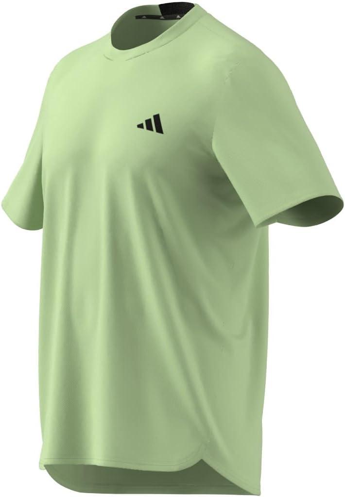 imageadidas AEROREADY Designed for Movement Tee MensSemi Green SparkBlack