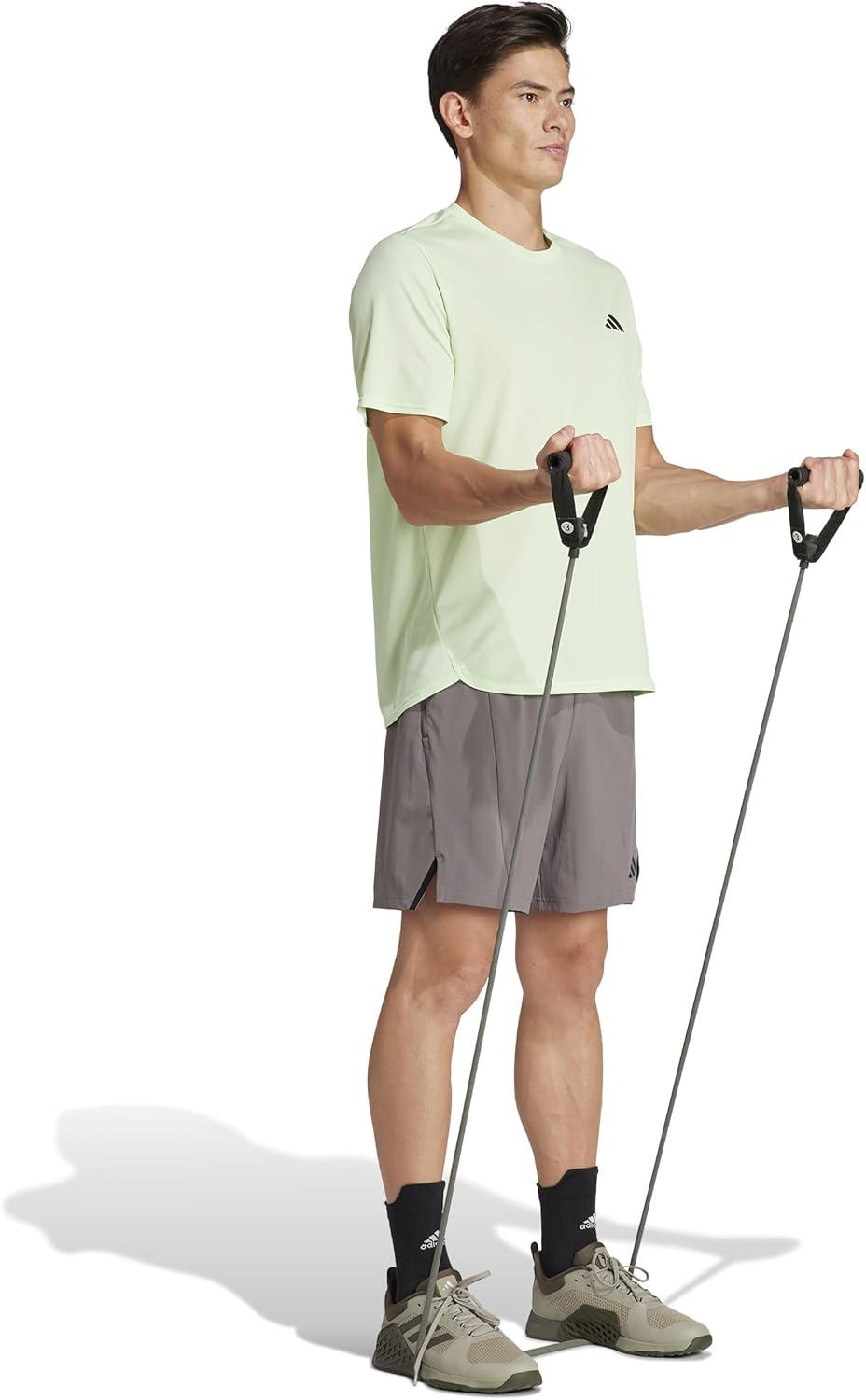 imageadidas AEROREADY Designed for Movement Tee MensSemi Green SparkBlack