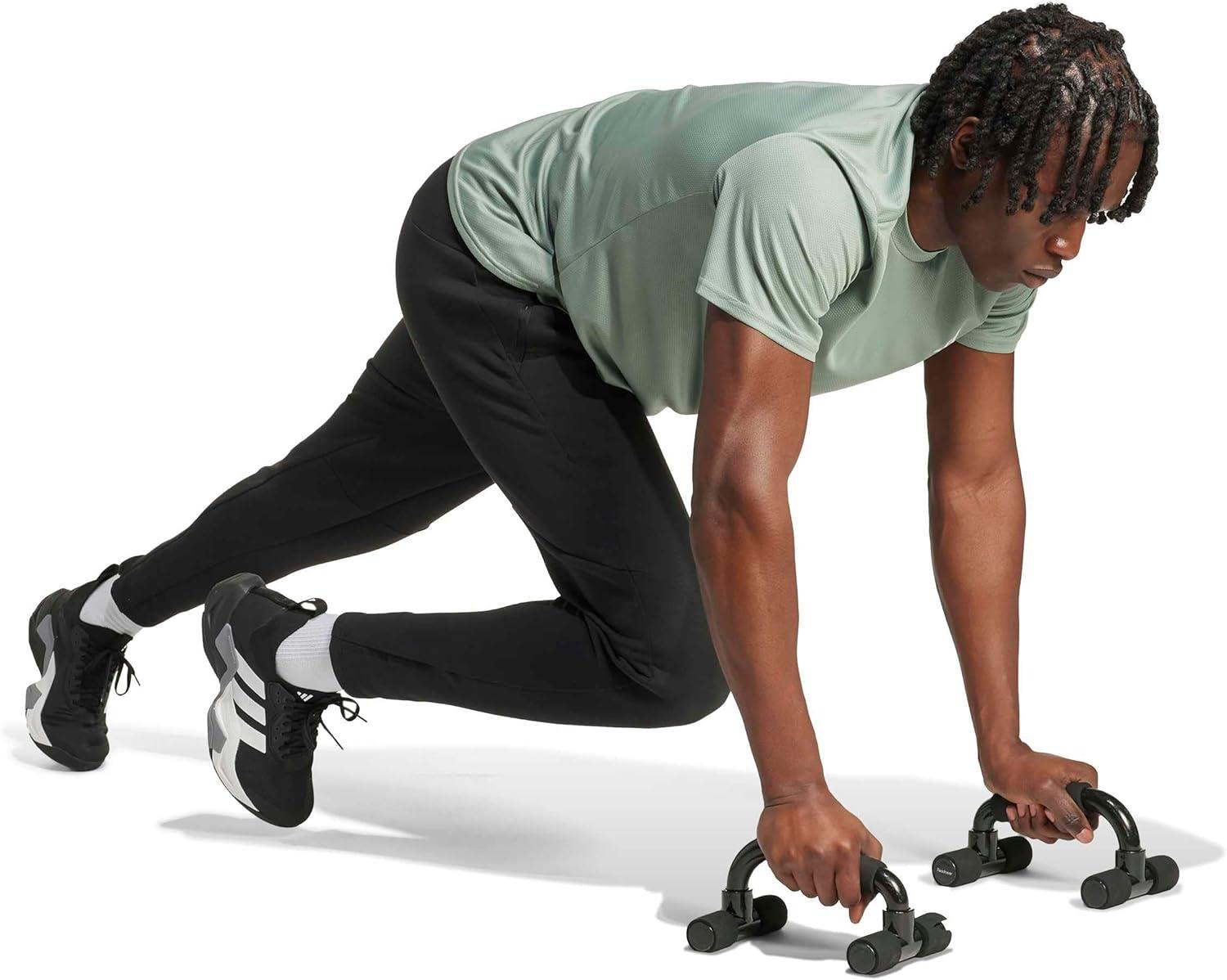 imageadidas AEROREADY Designed for Movement Tee MensSilver GreenWhite