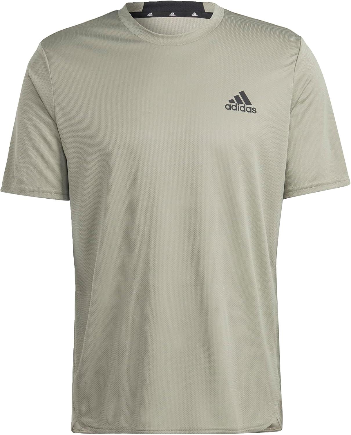 imageadidas AEROREADY Designed for Movement Tee MensSilver PebbleBlack