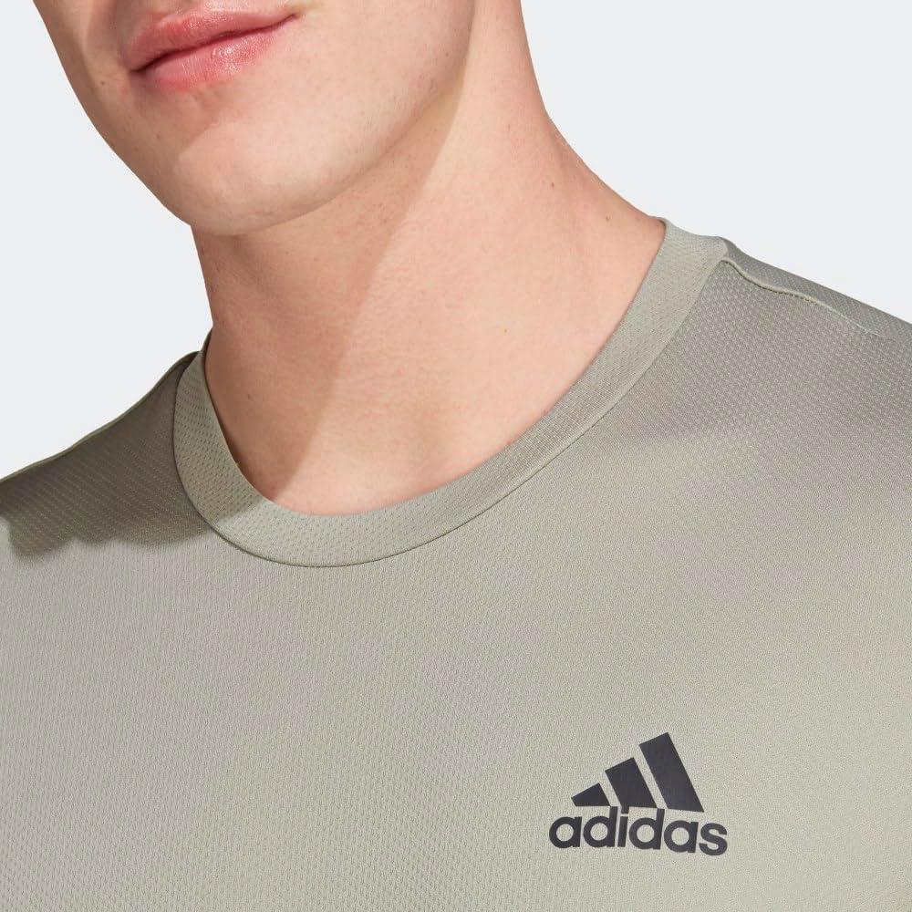 imageadidas AEROREADY Designed for Movement Tee MensSilver PebbleBlack