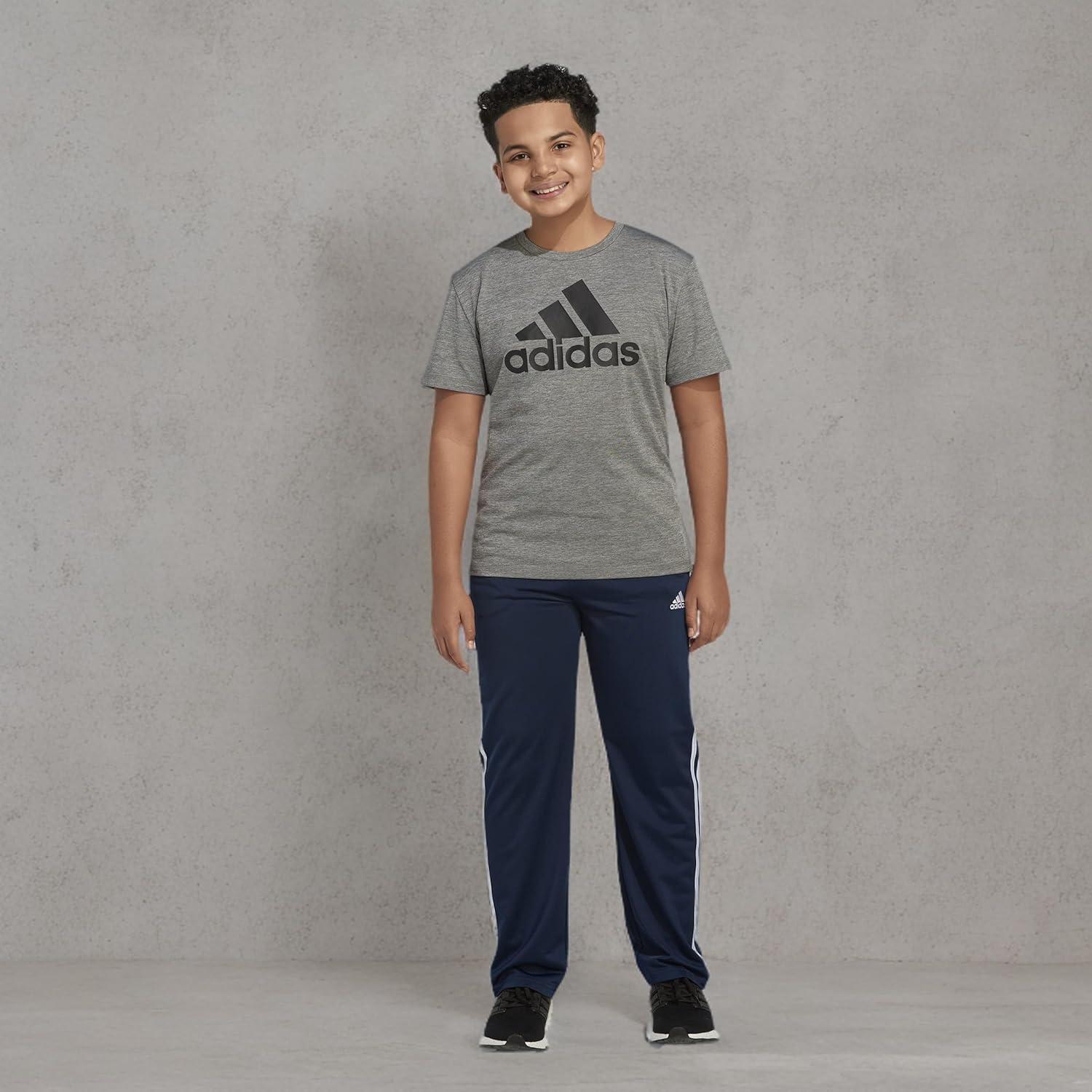 imageadidas Boys Iconic Tricot Jogger Track PantsIconic Collegiate Navy