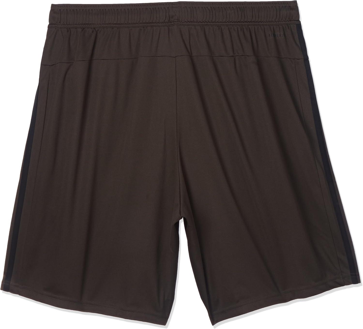 imageadidas Mens Train Essentials Piqu 3Stripes Training ShortsShadow OliveBlack