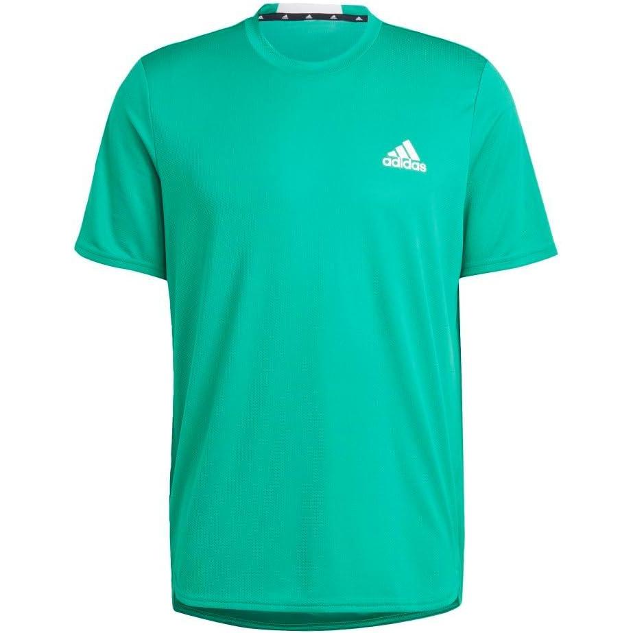 imageadidas AEROREADY Designed for Movement Tee MensCourt GreenWhite