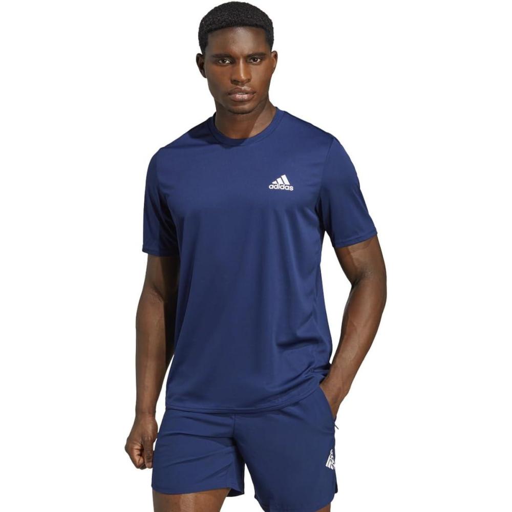 imageadidas AEROREADY Designed for Movement Tee MensDark BlueWhite