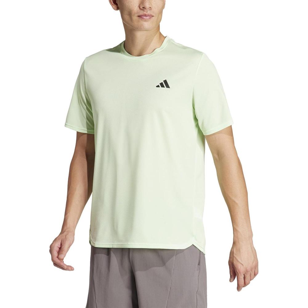 imageadidas AEROREADY Designed for Movement Tee MensSemi Green SparkBlack