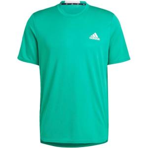 adidas AEROREADY Designed for Movement Tee Men’s(Court Green/White)