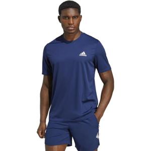 adidas AEROREADY Designed for Movement Tee Men’s(Dark Blue/White)