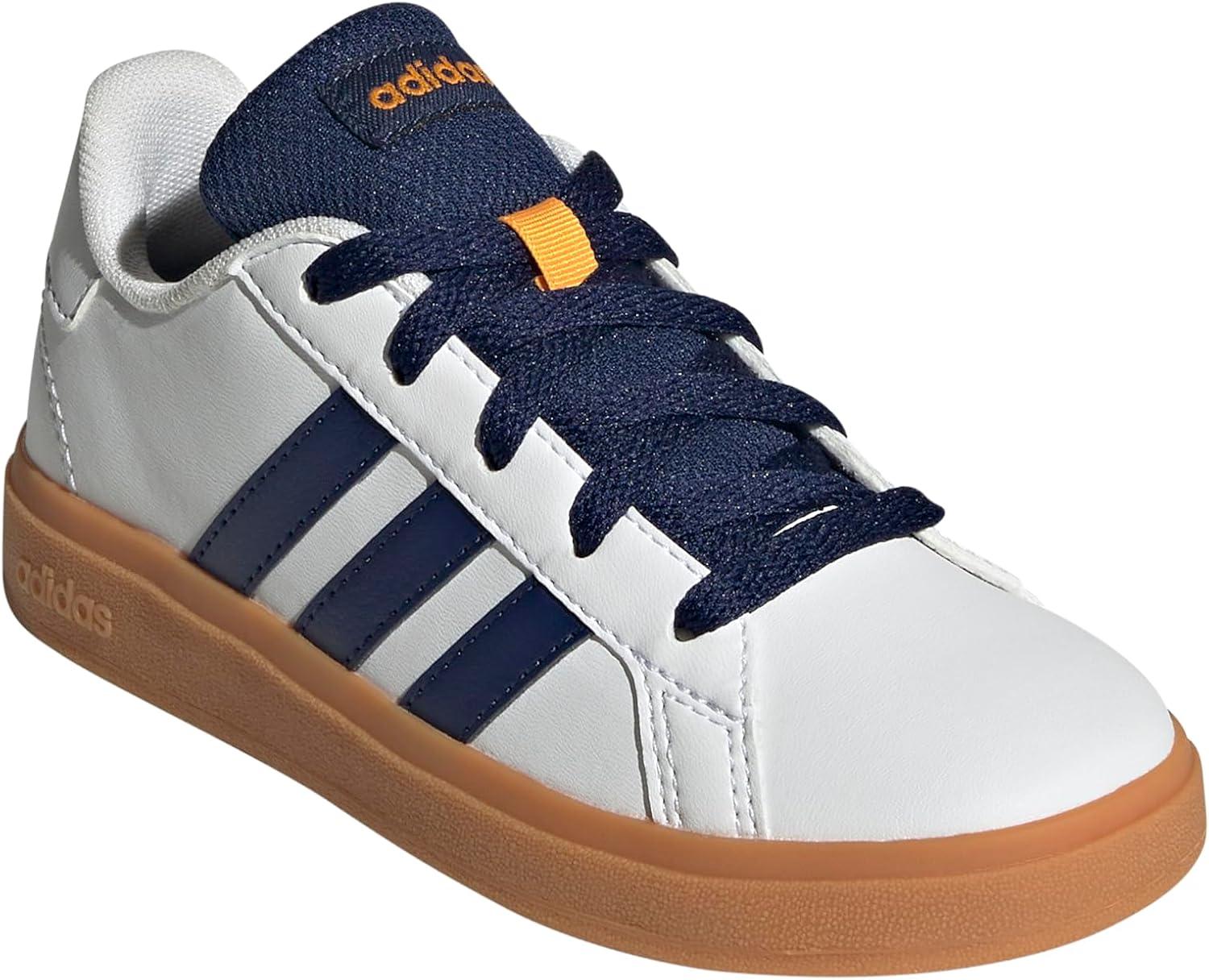 imageadidas Boys Grand Court 20 SneakersWhiteDark BlueGum