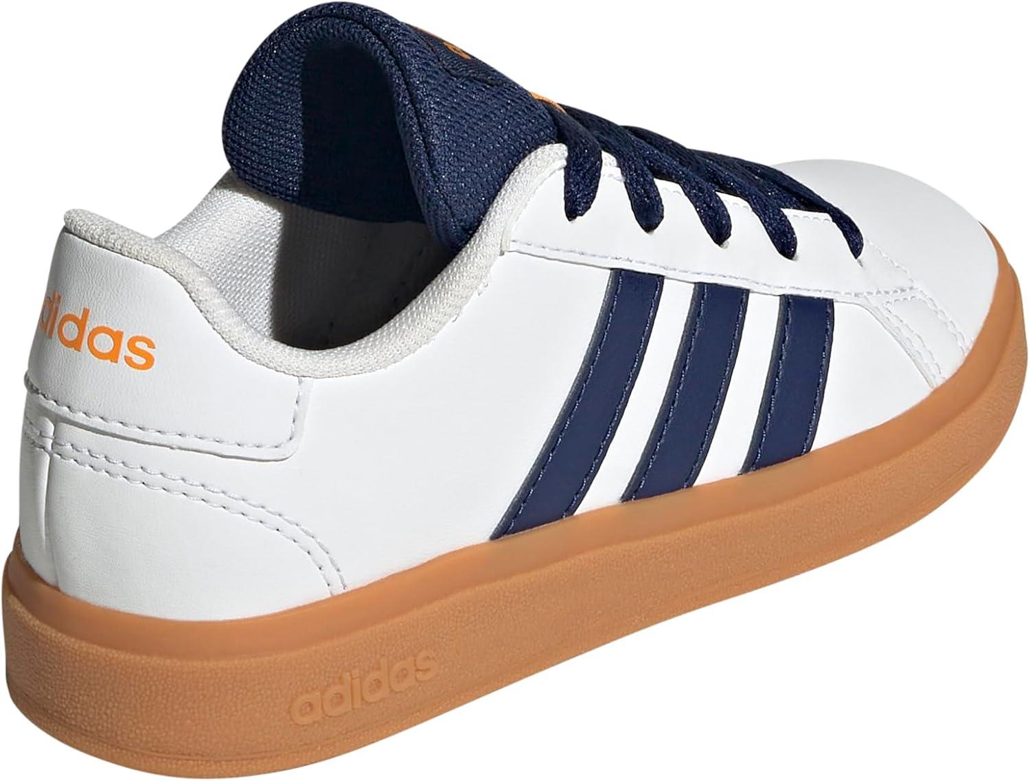 imageadidas Boys Grand Court 20 SneakersWhiteDark BlueGum