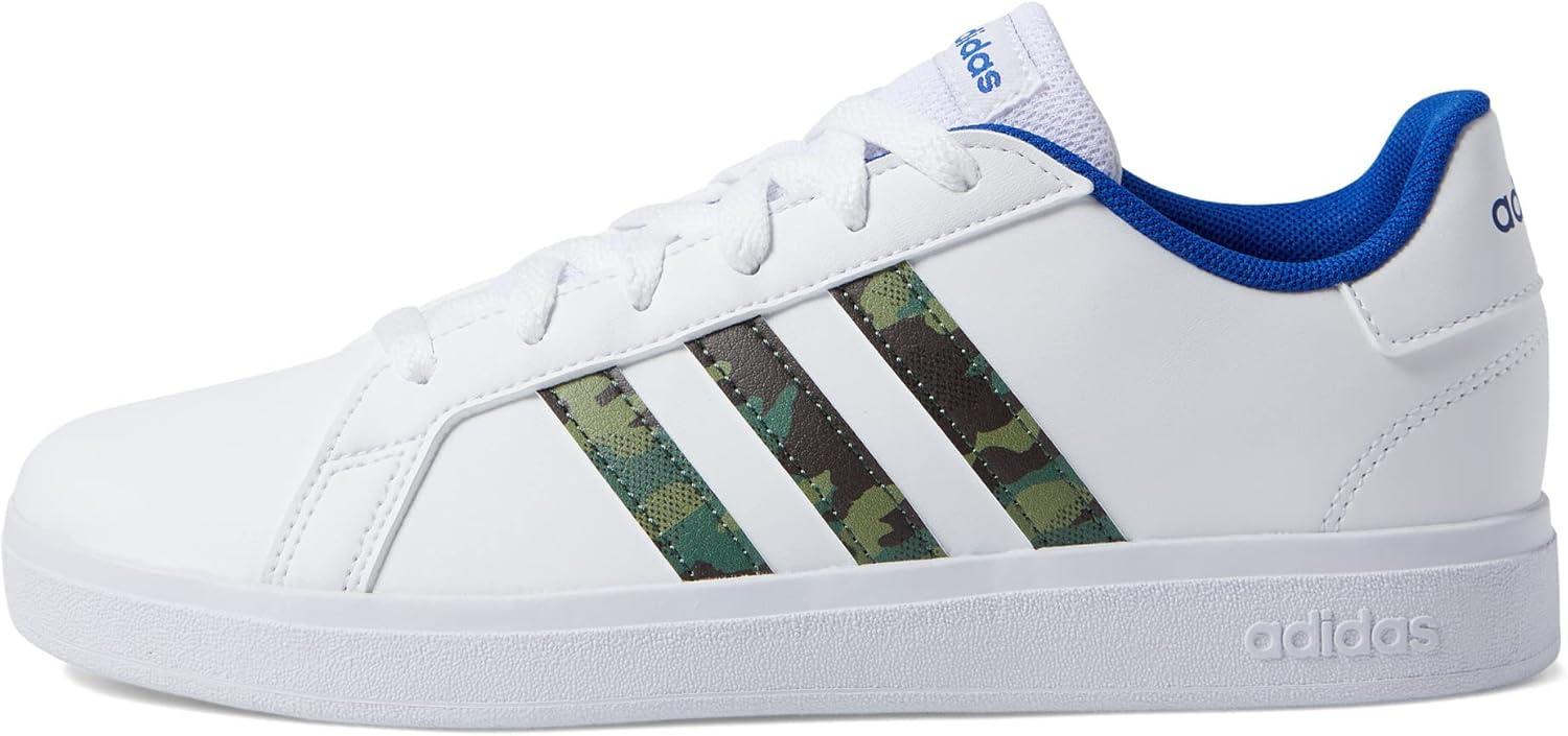 imageadidas Boys Grand Court 20 SneakersWhiteGreen OxideTeam Royal Blue
