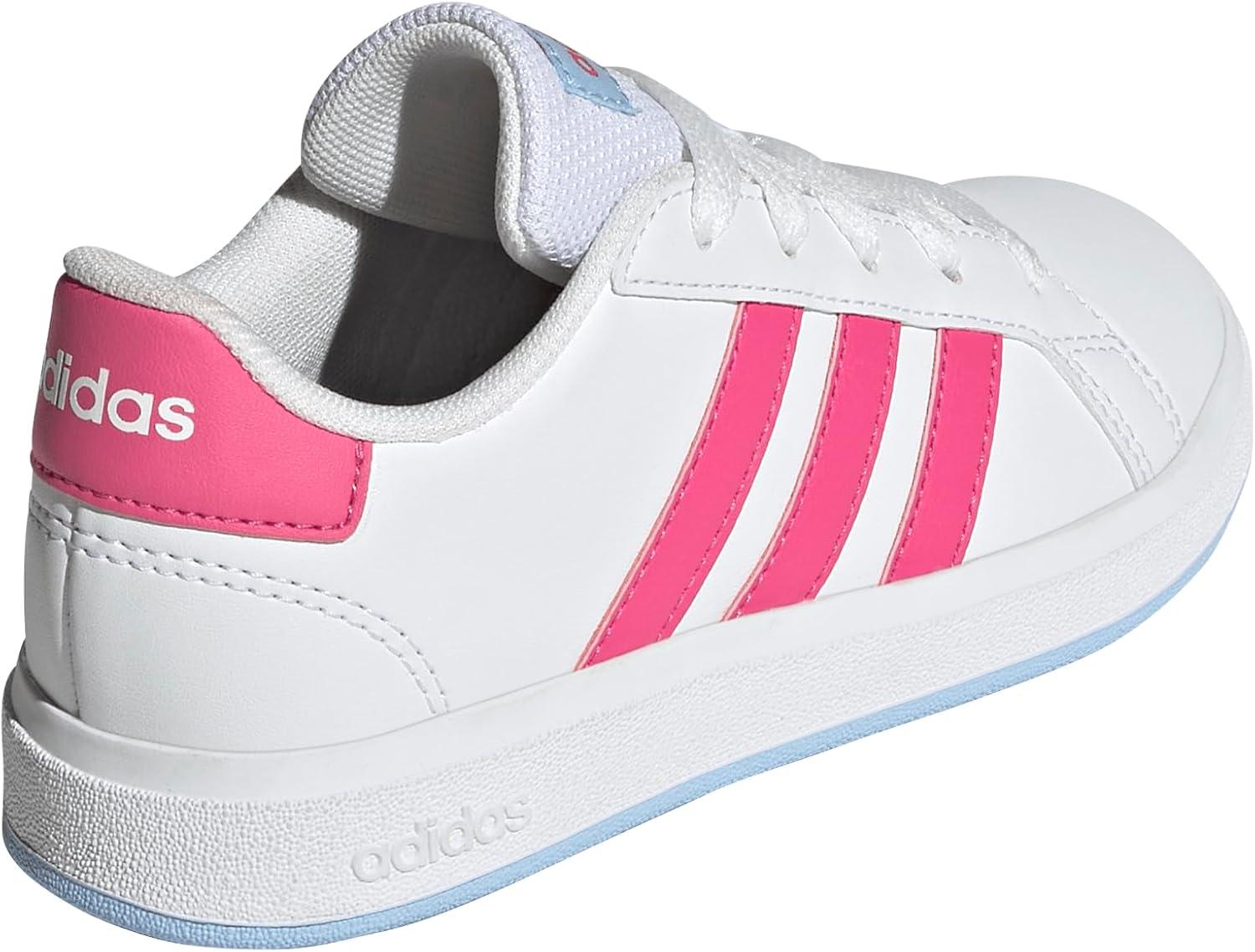 imageadidas Boys Grand Court 20 SneakersWhitePulse MagentaBlue