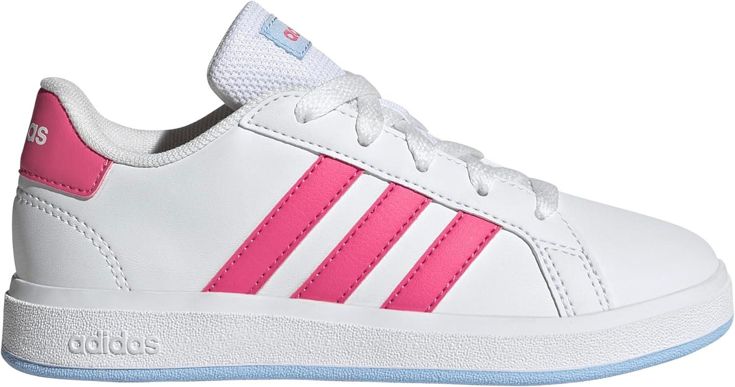 imageadidas Boys Grand Court 20 SneakersWhitePulse MagentaBlue