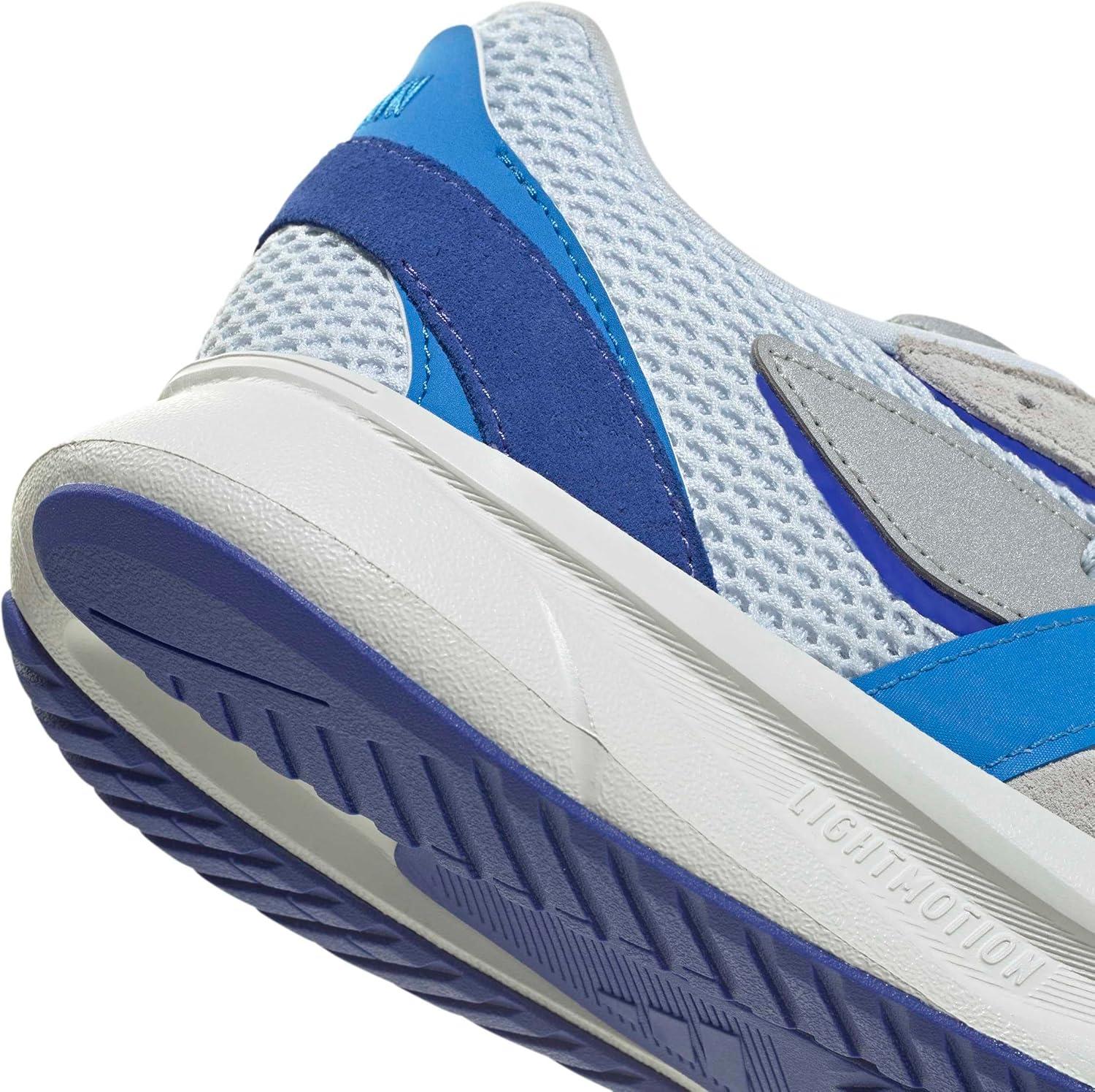 imageadidas Boys Lightblaze Lace Up SneakersHalo BlueLucid Ray BlueGrey