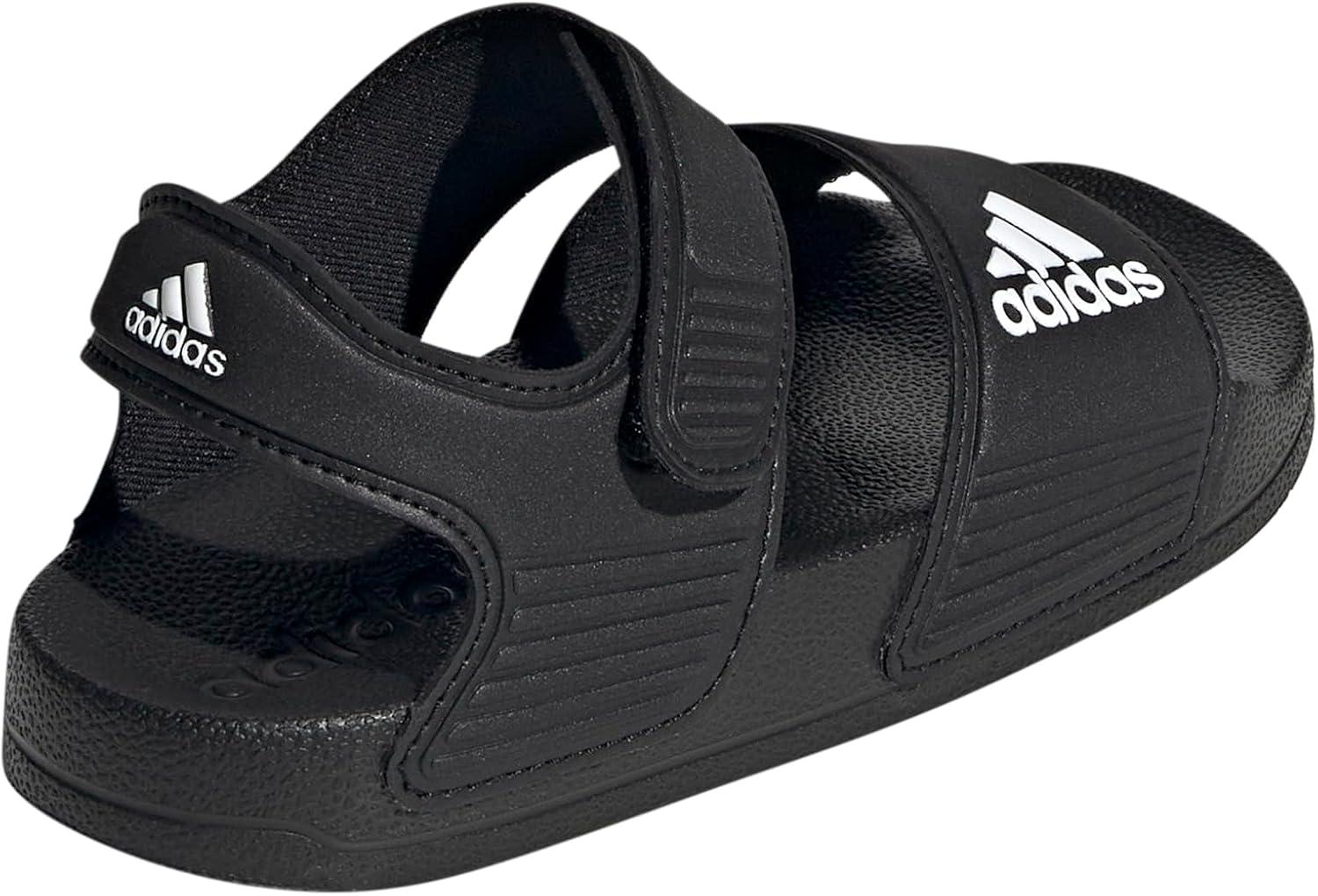 imageadidas Kids Adilette Slide SandalsCore BlackWhiteCore Black