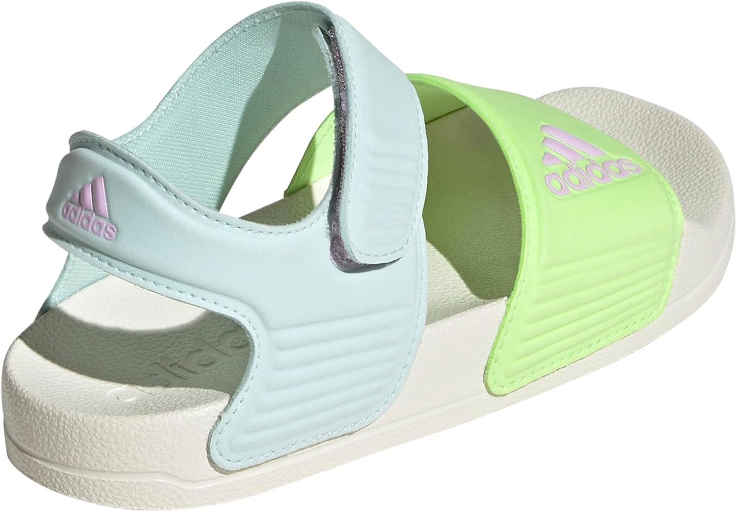 imageadidas Kids Adilette Slide SandalsYellowBliss LilacHalo Mint