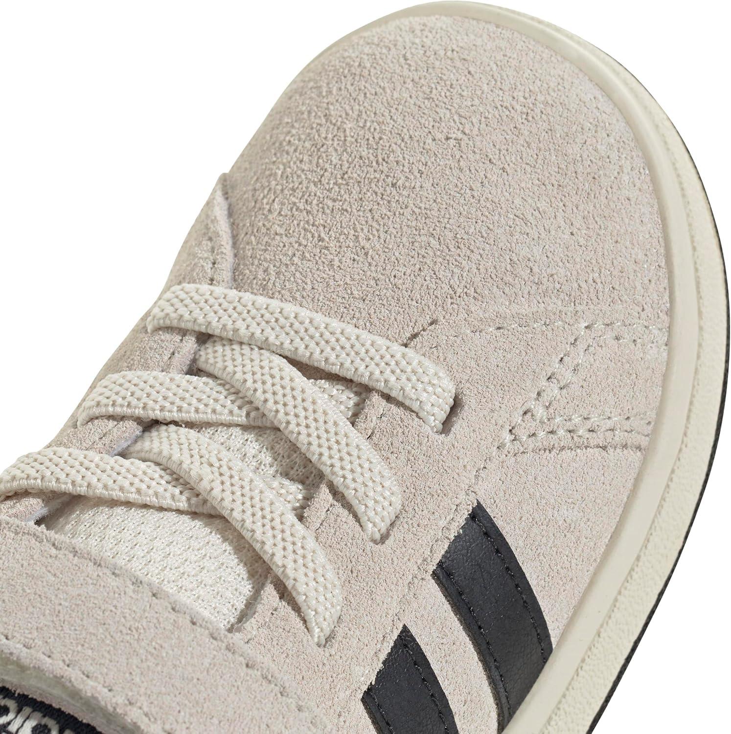 imageadidas BabyBoys Grand Court 20 Elastic Lace ampamp StrapWonder WhiteBlackWhite