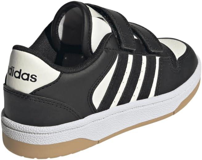 imageadidas Kids Break Start Hook ampamp Loop ShoeBlackBlackCloud White