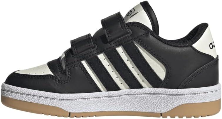 imageadidas Kids Break Start Hook ampamp Loop ShoeBlackBlackCloud White