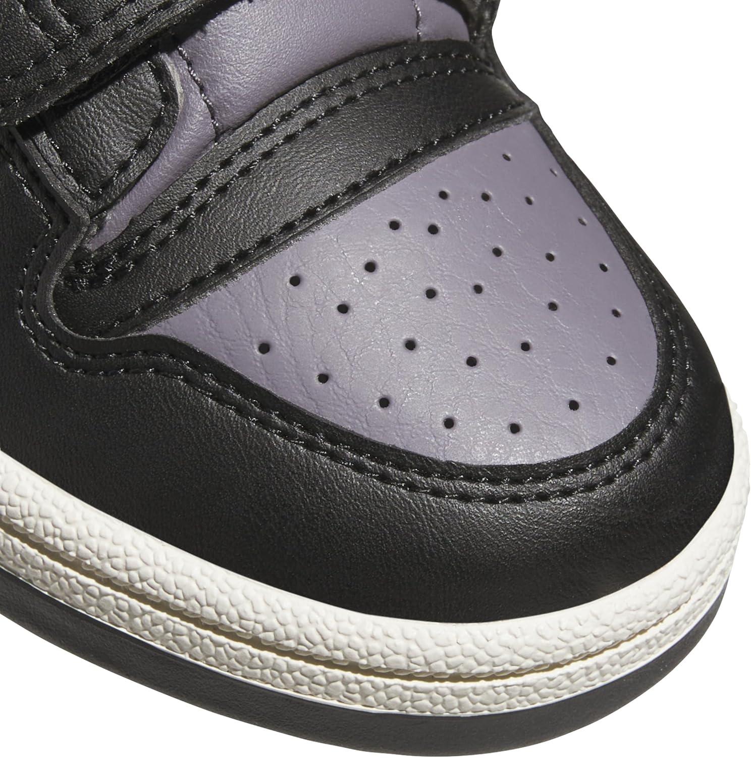 imageadidas Kids Break Start Hook ampamp Loop ShoeBlackTrace GreyOff White