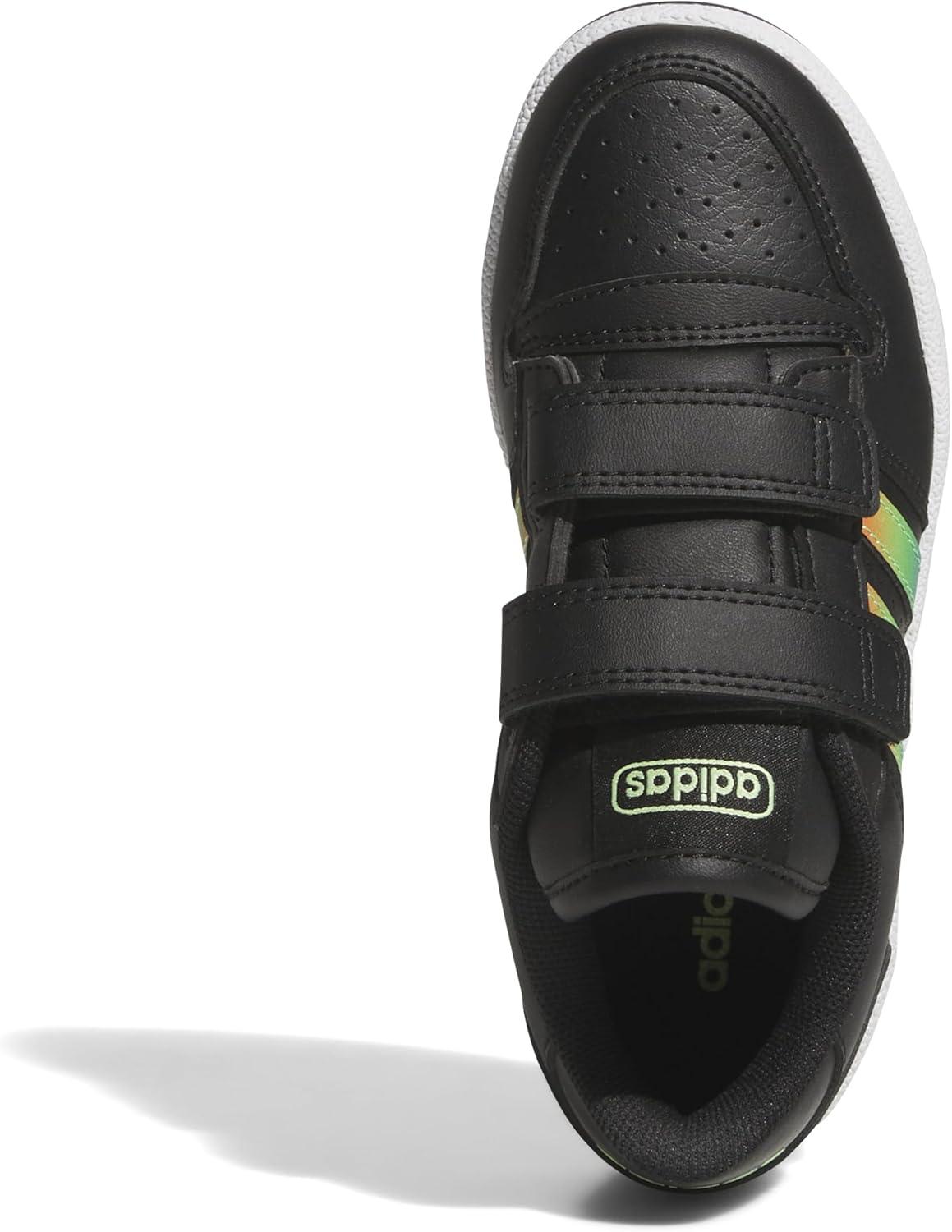 imageadidas Kids Break Start Hook ampamp Loop ShoeBlackYellowBlue Burst