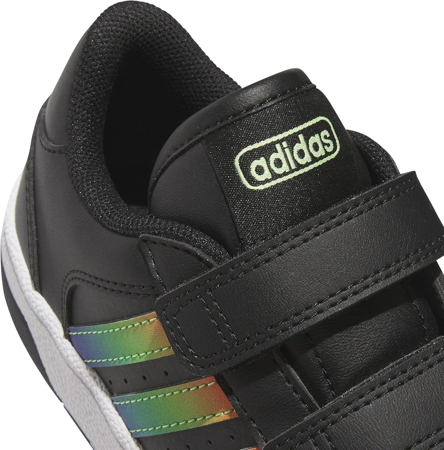 imageadidas Kids Break Start Hook ampamp Loop ShoeBlackYellowBlue Burst