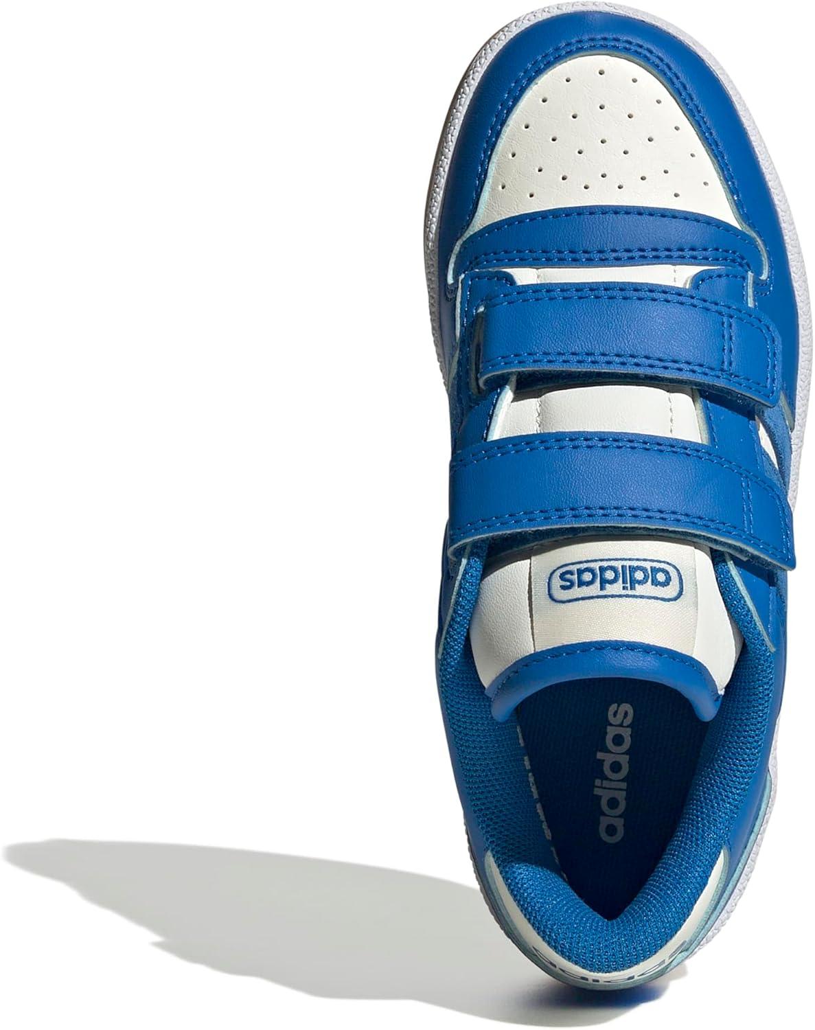imageadidas Kids Break Start Hook ampamp Loop ShoeBluebirdBluebirdCloud White