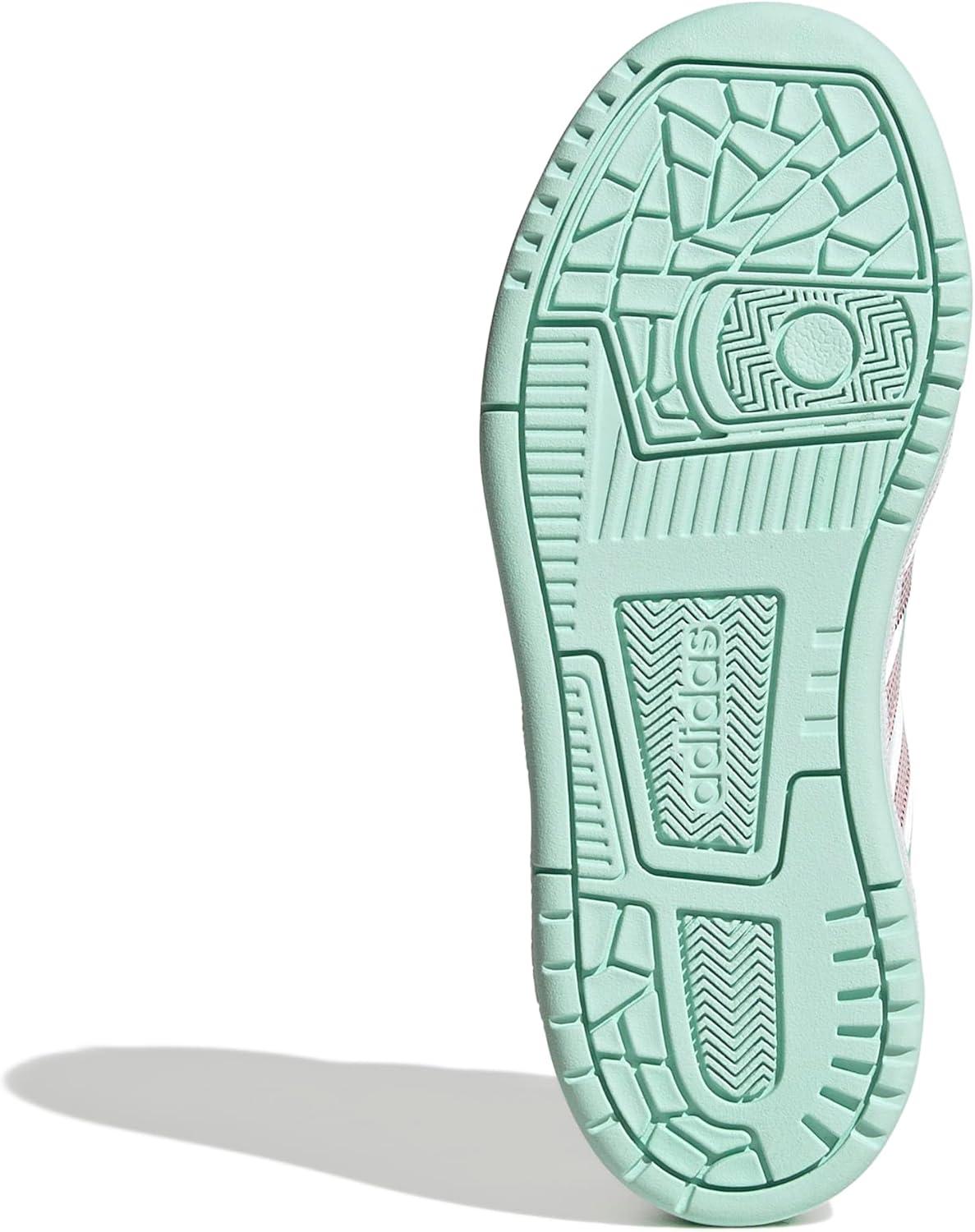 imageadidas Kids Break Start Hook ampamp Loop ShoeClear MintClear PinkWhite