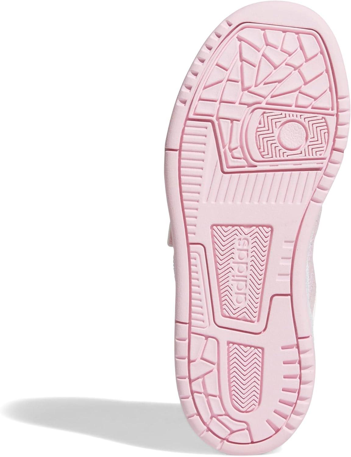 imageadidas Kids Break Start Hook ampamp Loop ShoeClear PinkWhiteCloud White