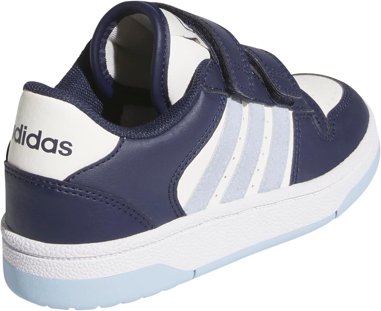 imageadidas Kids Break Start Hook ampamp Loop ShoeCollegiate NavyClear SkyWhite