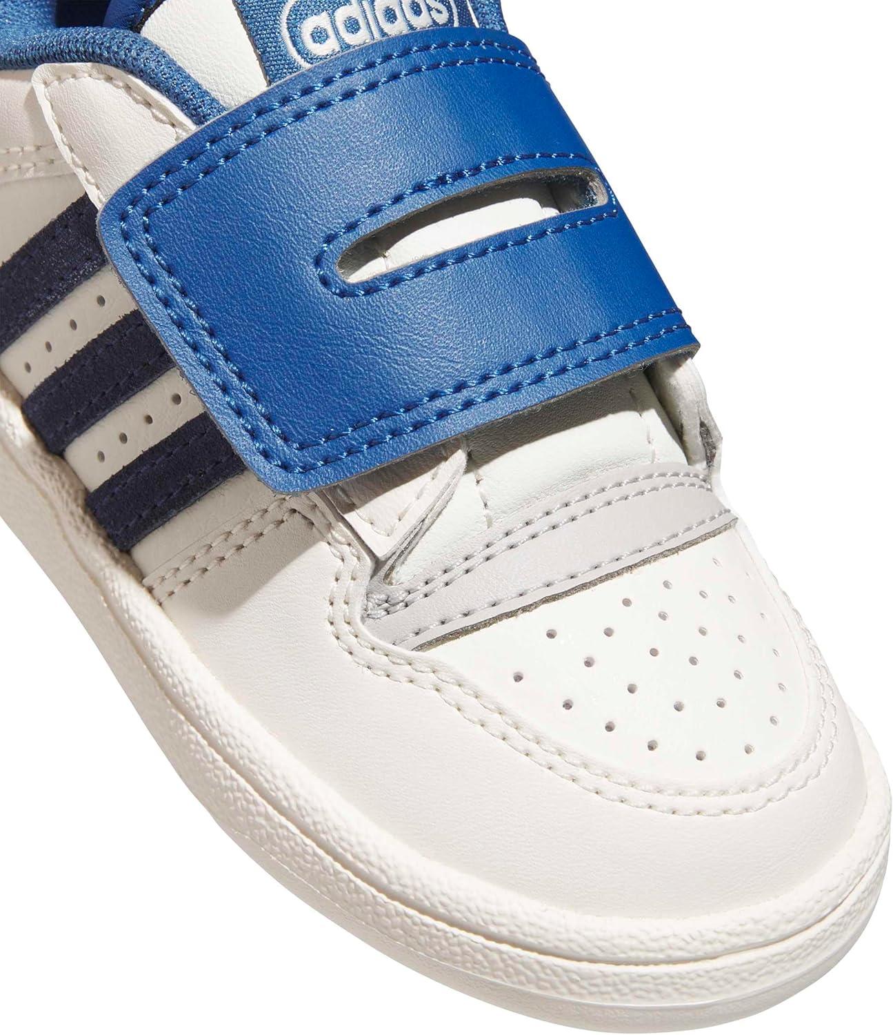imageadidas Kids Break Start Hook ampamp Loop ShoeOff WhiteDark Blue