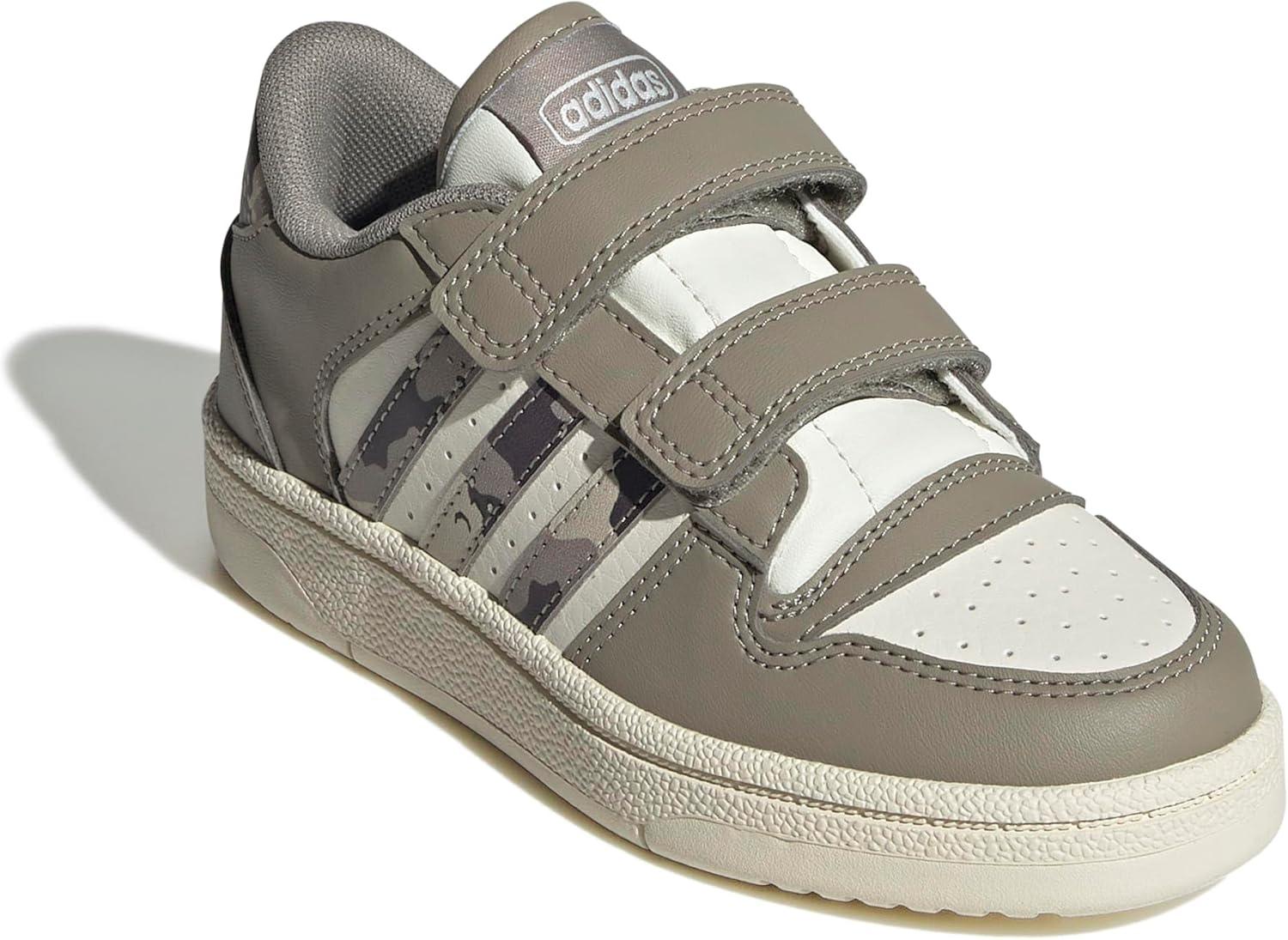 imageadidas Kids Break Start Hook ampamp Loop ShoePutty BeigeOff WhiteGranite