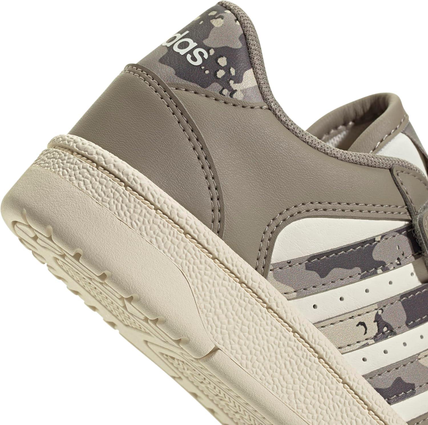 imageadidas Kids Break Start Hook ampamp Loop ShoePutty BeigeOff WhiteGranite