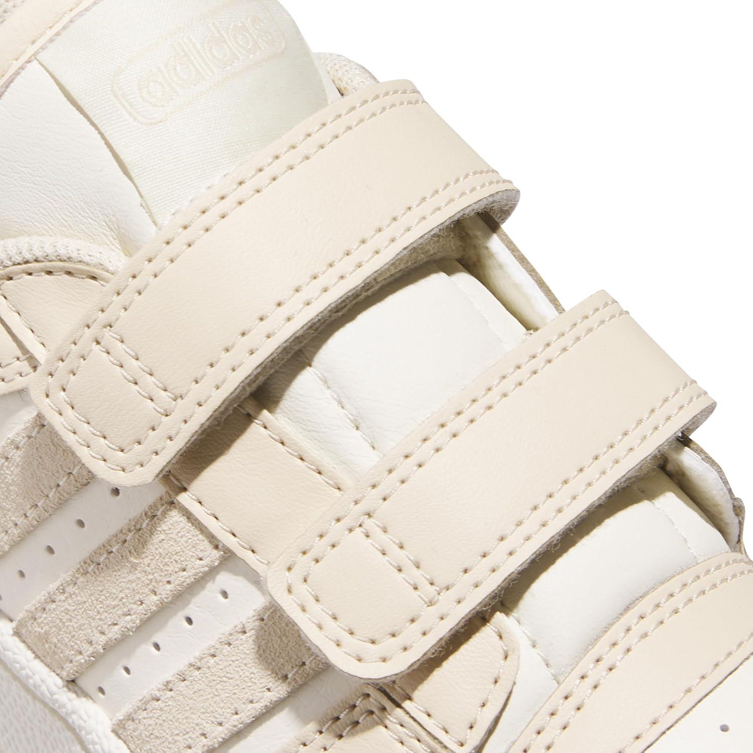 imageadidas Kids Break Start Hook ampamp Loop ShoeSand StrataCream WhiteOff White