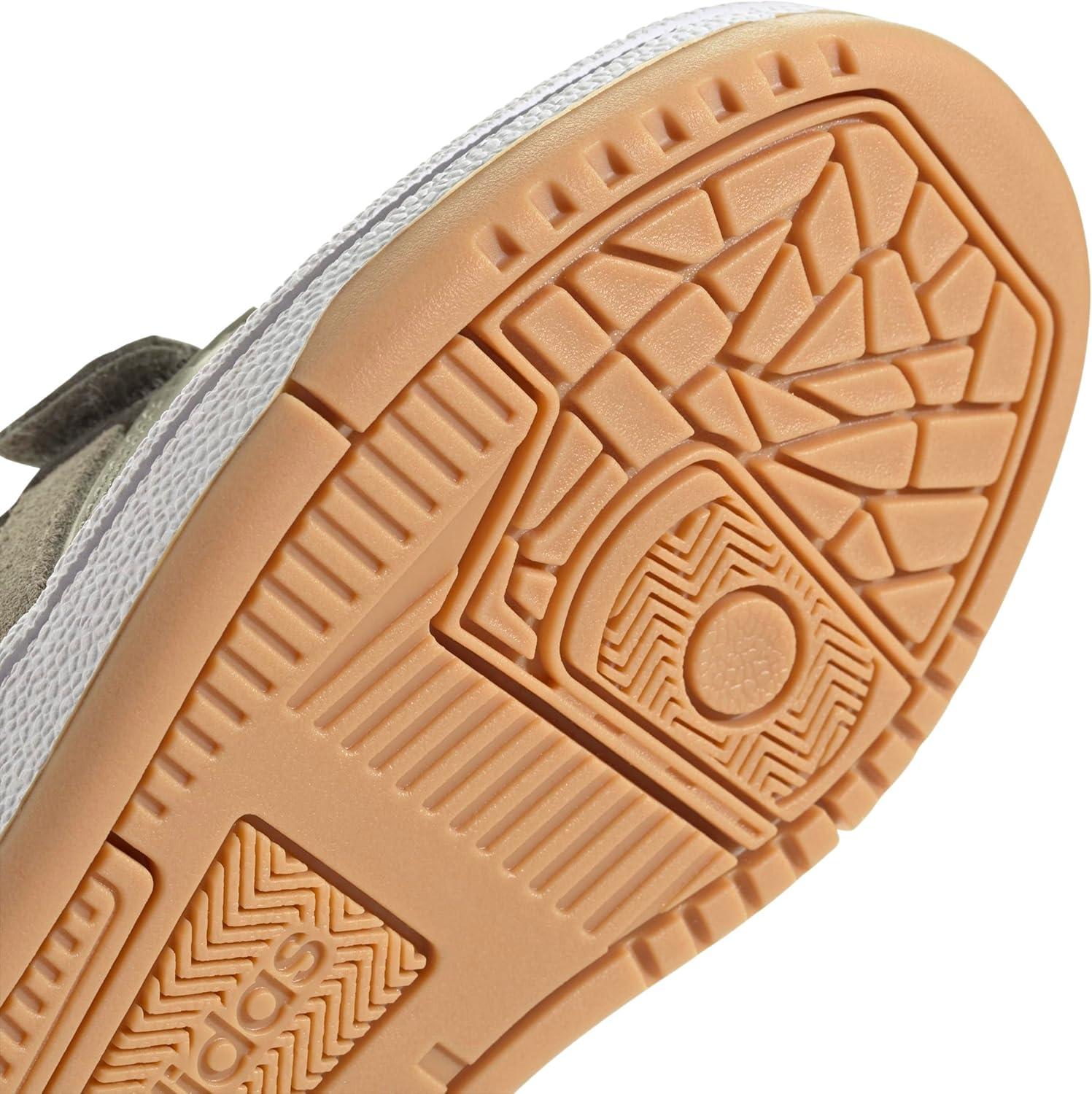 imageadidas Kids Break Start Hook ampamp Loop ShoeSilver PebbleSilver PebbleCloud White