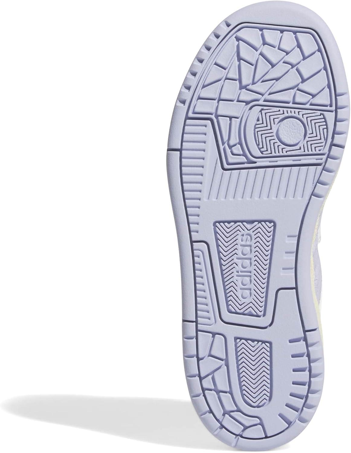 imageadidas Kids Break Start Hook ampamp Loop ShoeWhiteViolet ToneHazy Orange