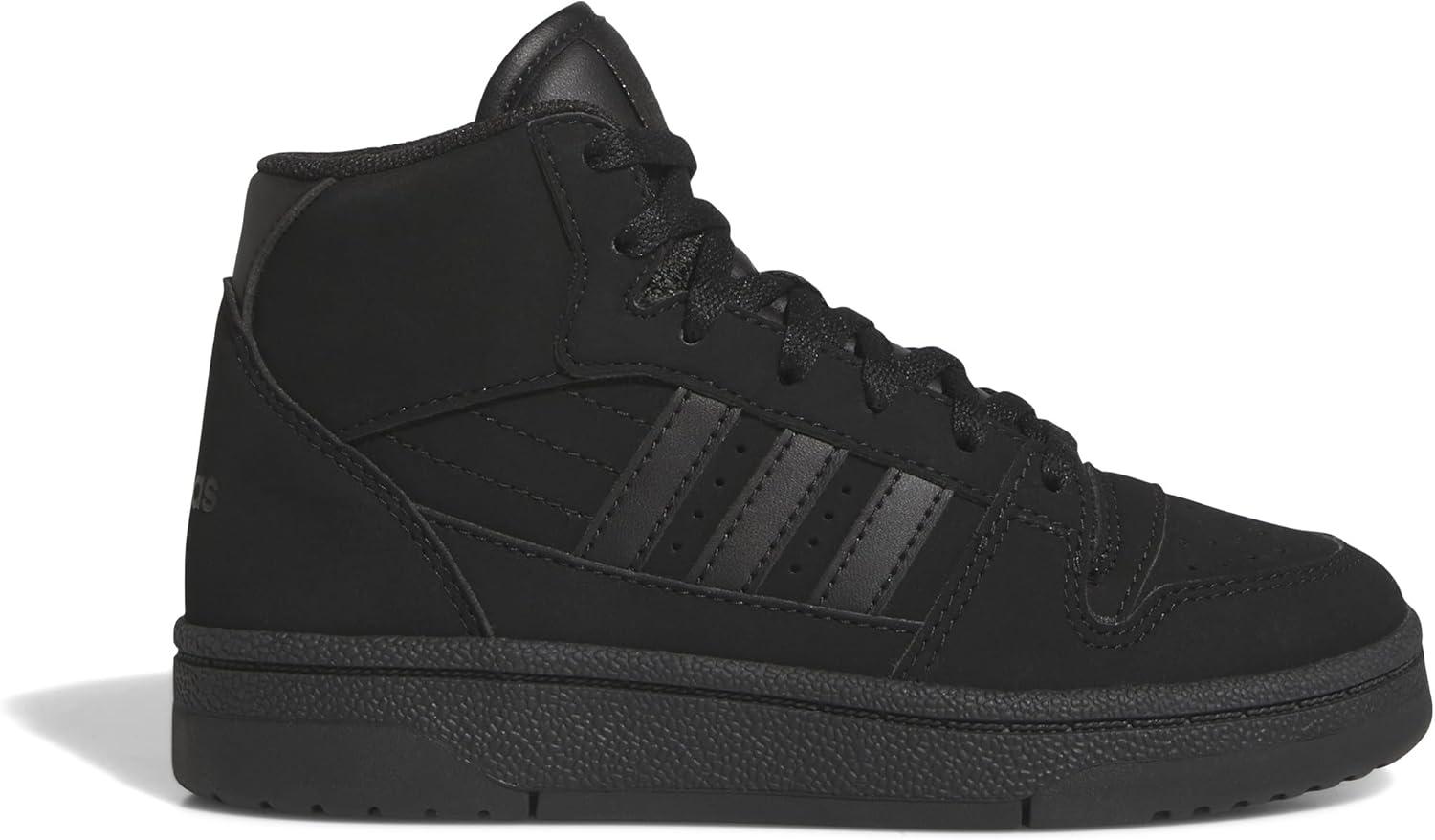 imageadidas UnisexChild Break Start Mid TopBlackBlackBlack