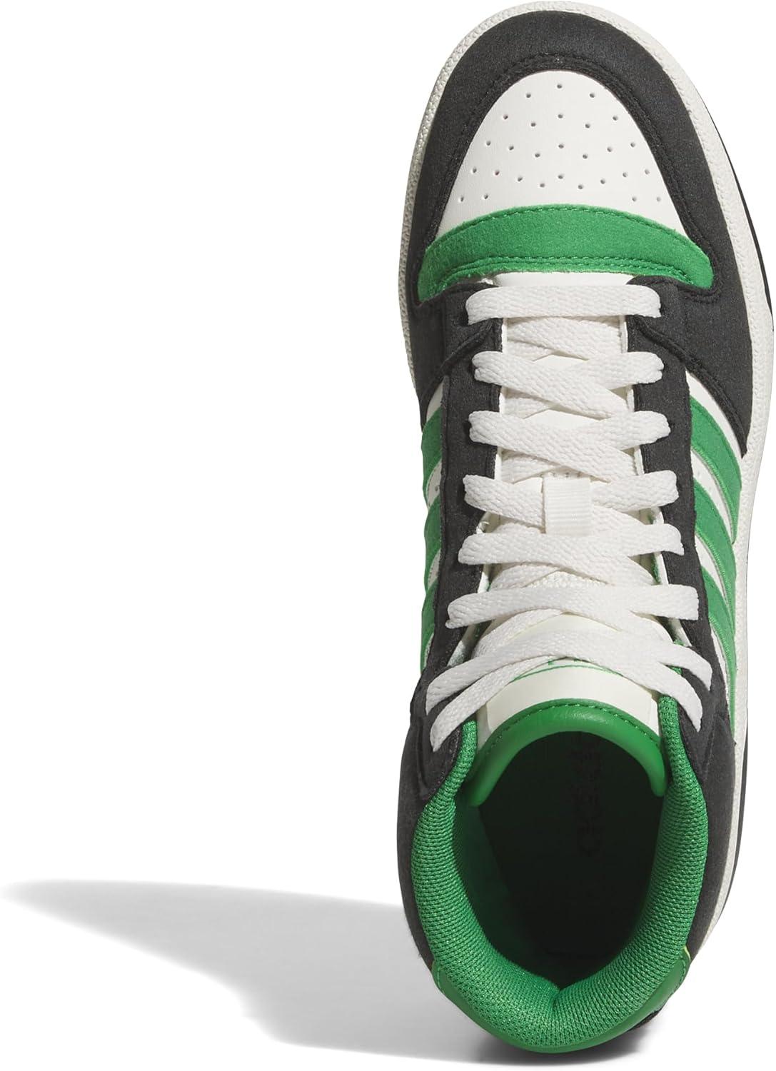 imageadidas UnisexChild Break Start Mid TopBlackGreenCloud White