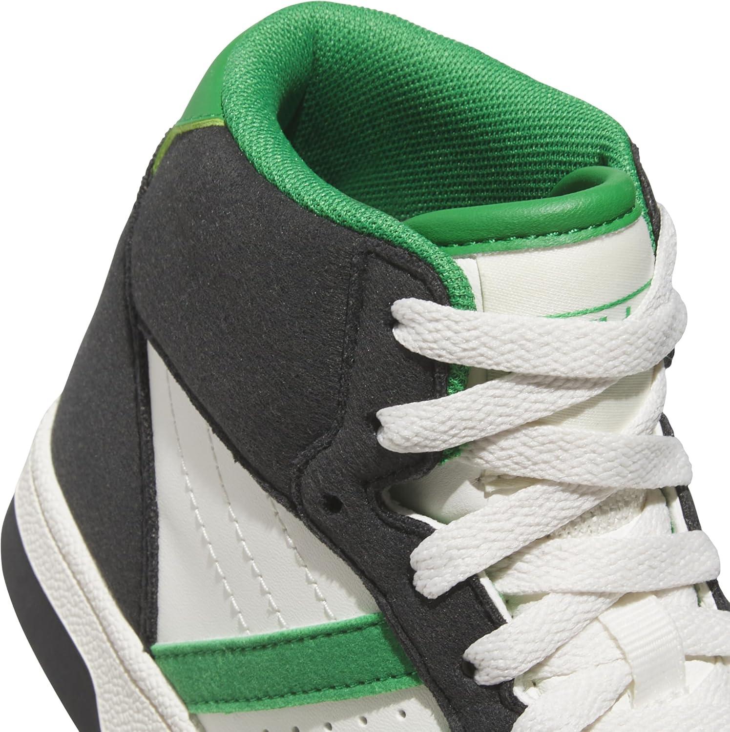 imageadidas UnisexChild Break Start Mid TopBlackGreenCloud White