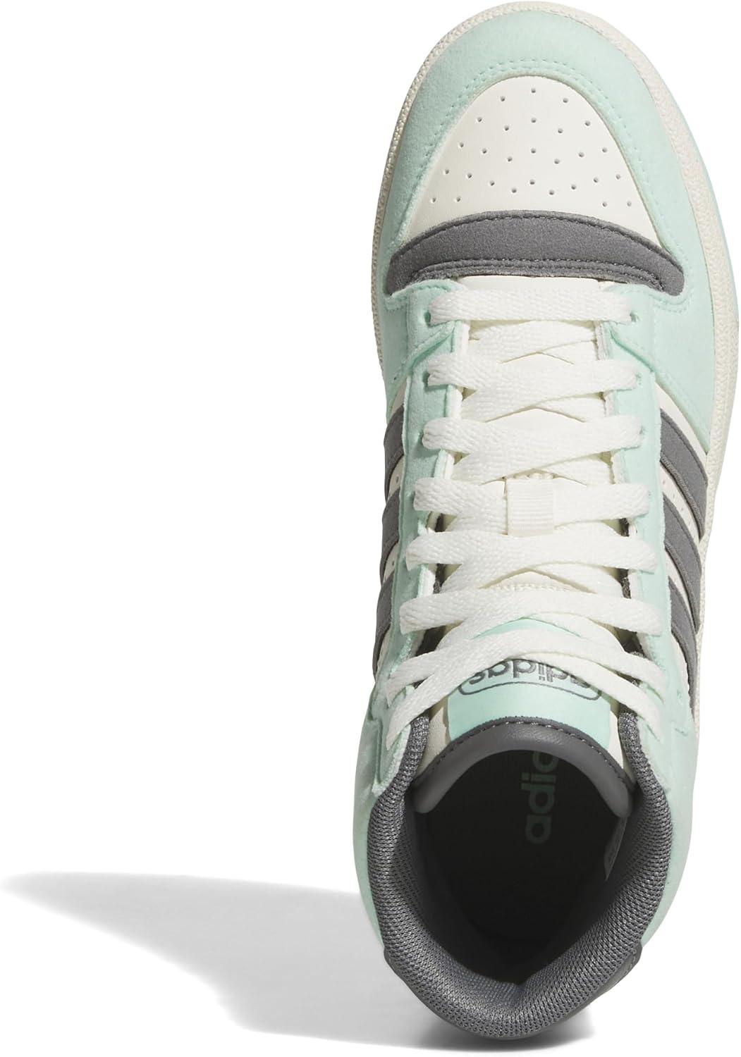 imageadidas UnisexChild Break Start Mid TopClear MintGreyOff White