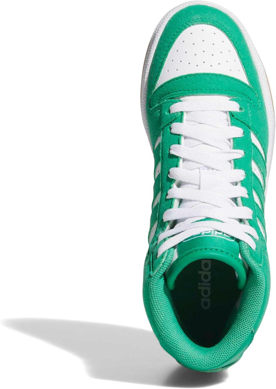 imageadidas UnisexChild Break Start Mid TopCourt GreenWhiteGum