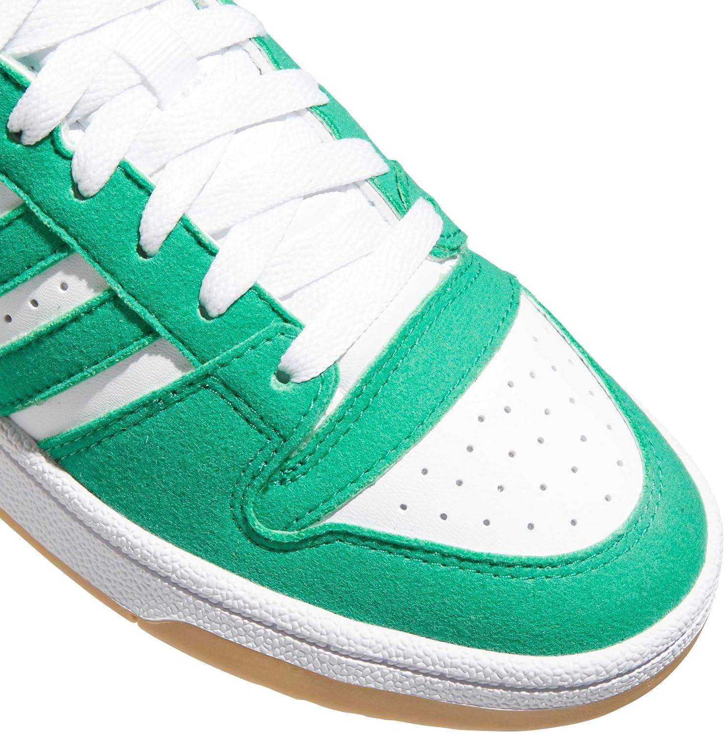 imageadidas UnisexChild Break Start Mid TopCourt GreenWhiteGum