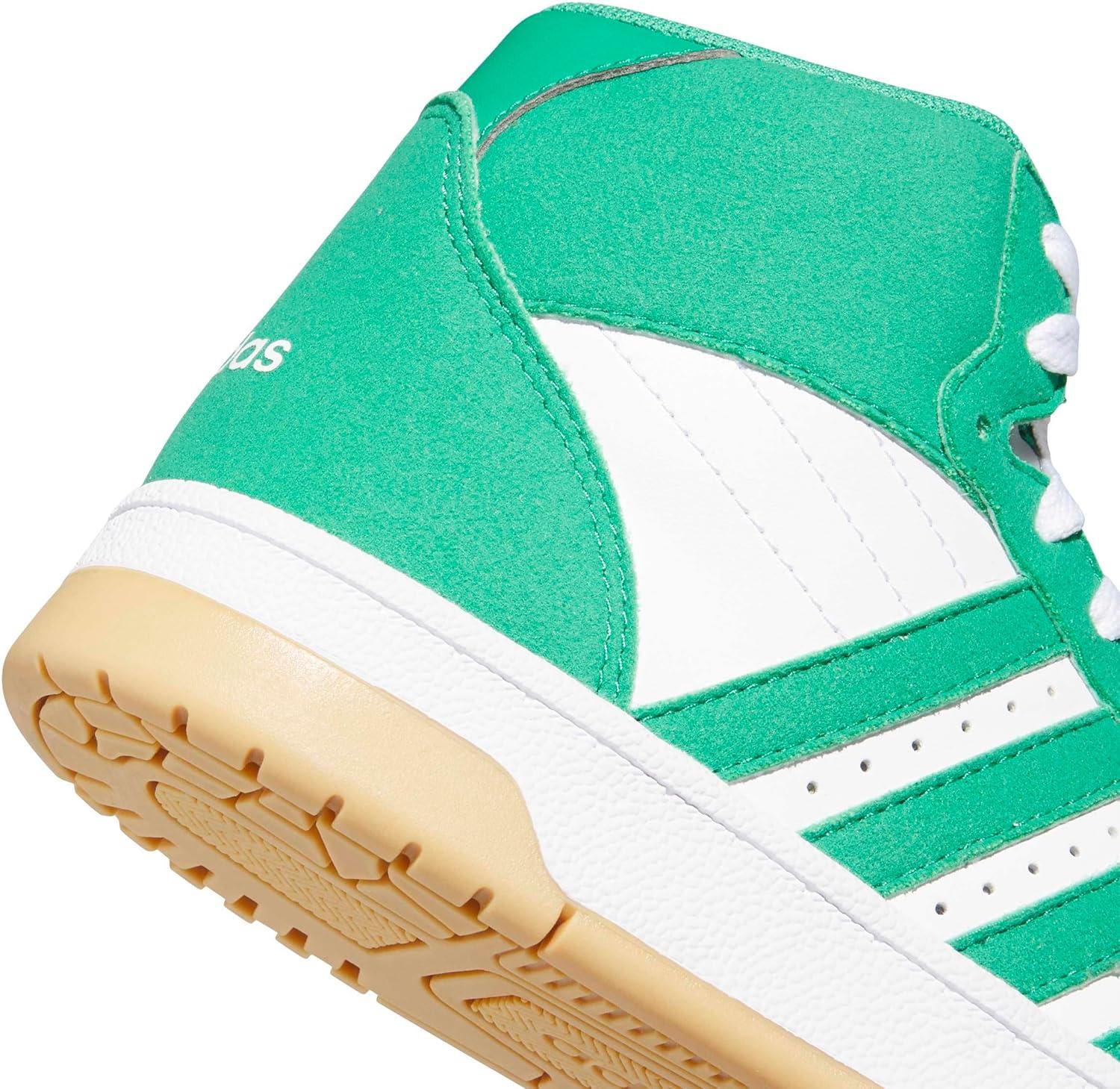 imageadidas UnisexChild Break Start Mid TopCourt GreenWhiteGum
