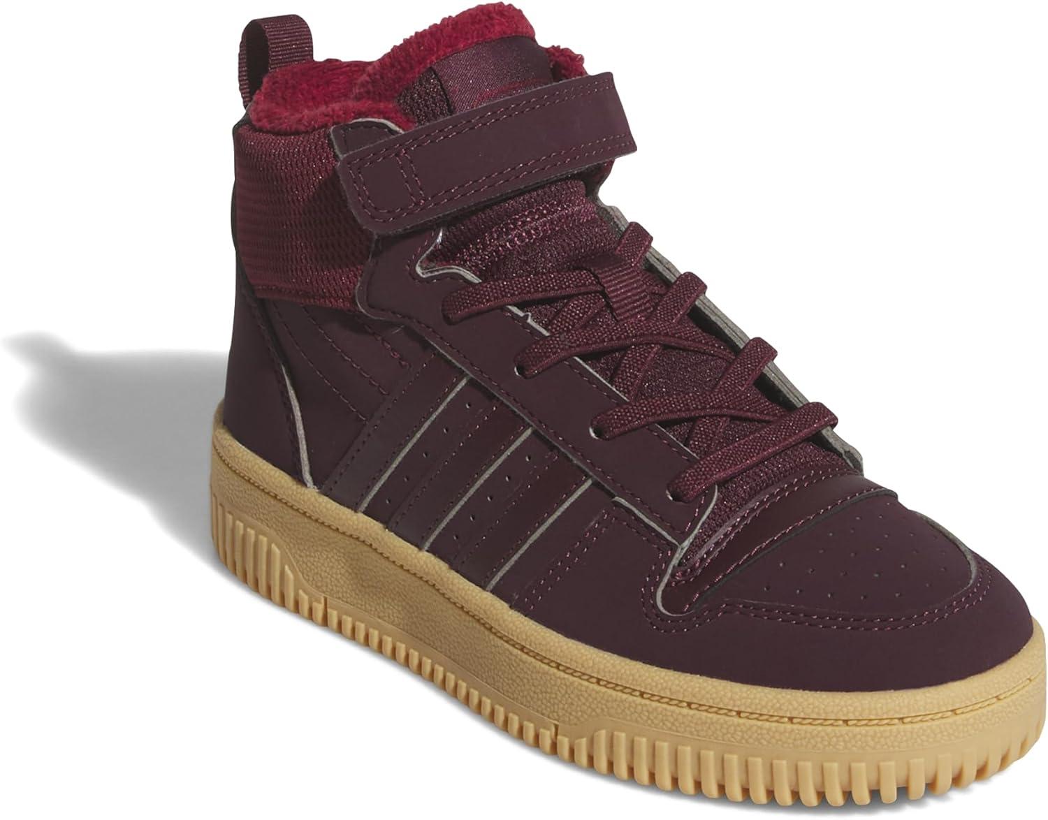 imageadidas UnisexChild Break Start Mid TopMaroonCollegiate BurgundyGum