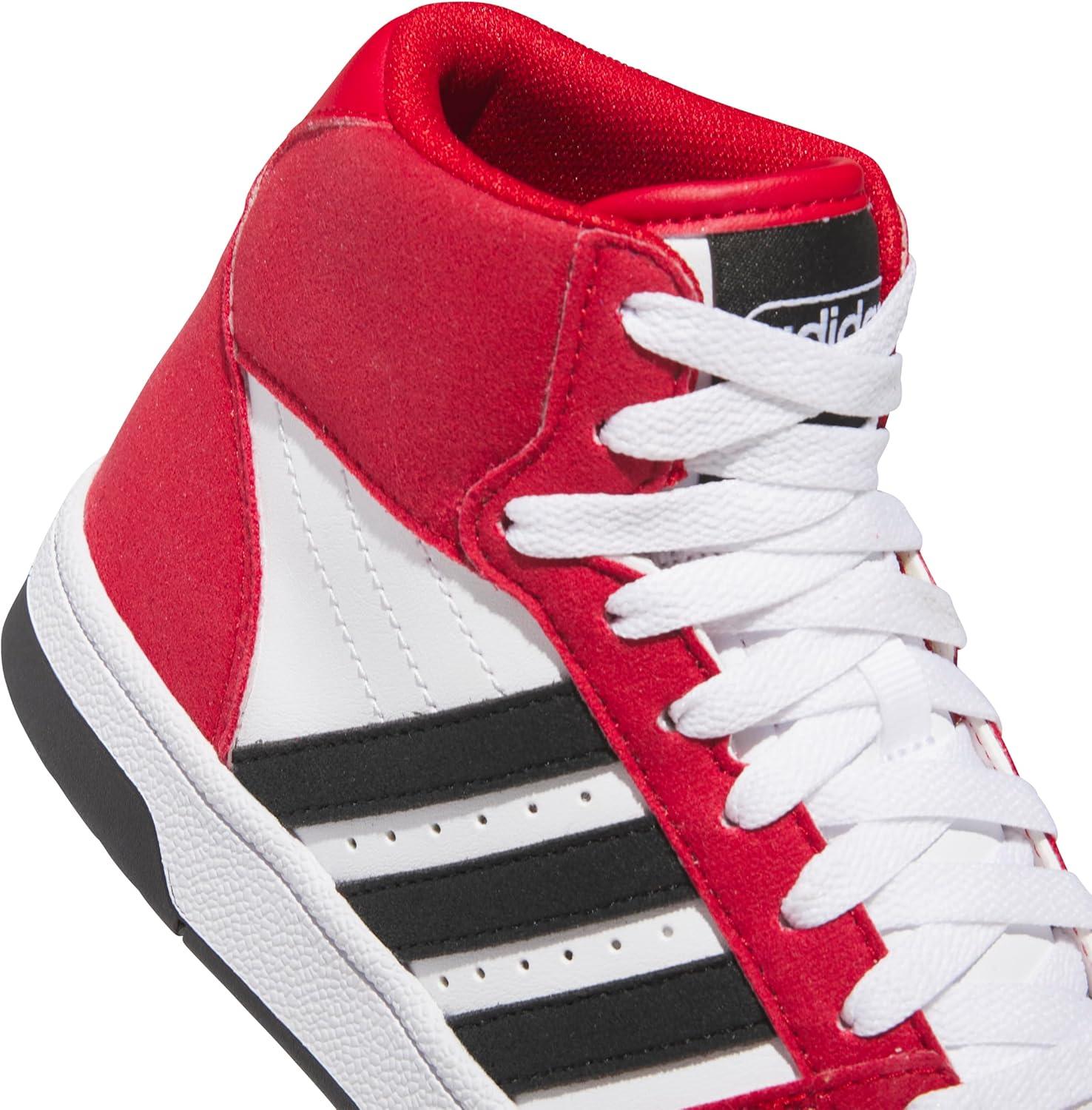 imageadidas UnisexChild Break Start Mid TopTeam Power RedBlackWhite