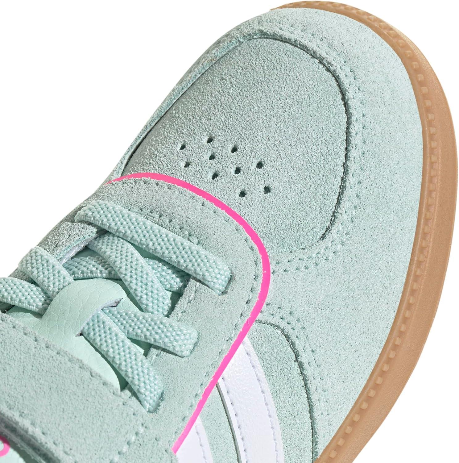 imageadidas UnisexChild Breaknet Sleek Elastic Lace ampamp StrapHalo MintWhiteLucid Pink