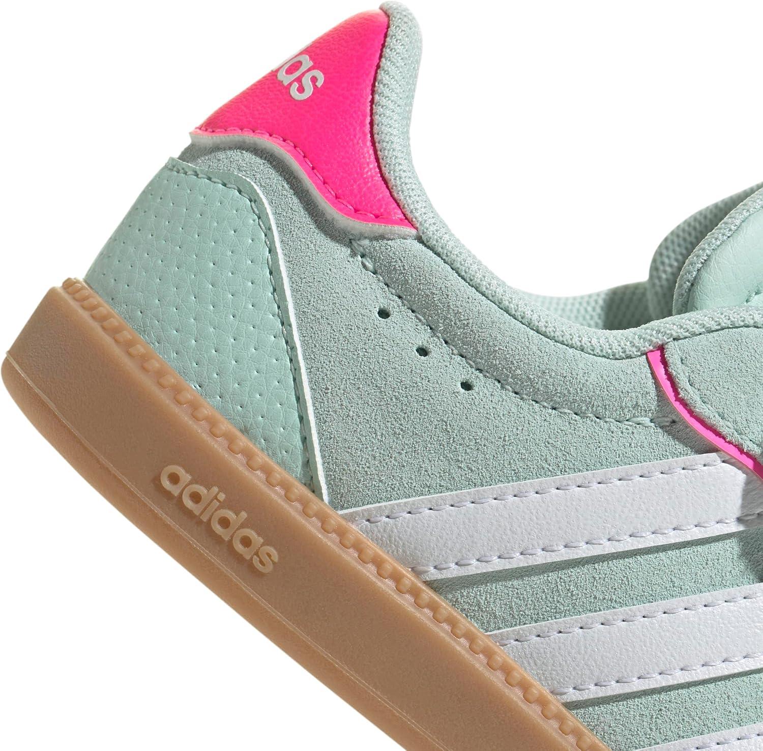 imageadidas UnisexChild Breaknet Sleek Elastic Lace ampamp StrapHalo MintWhiteLucid Pink