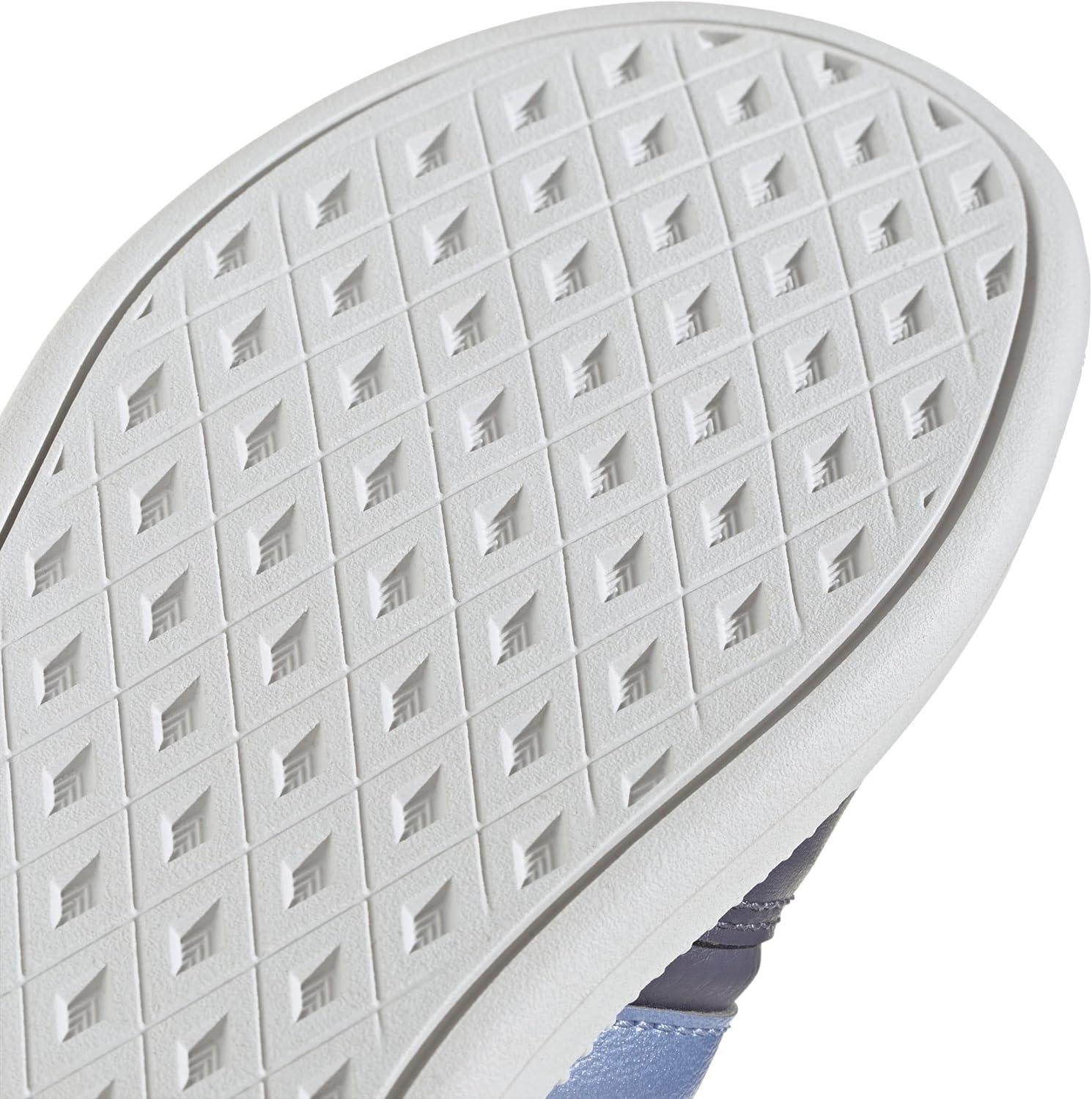 imageadidas UnisexChild Breaknet Sleek Elastic Lace ampamp StrapPreloved VioletBlue Spark MetPowder Plum