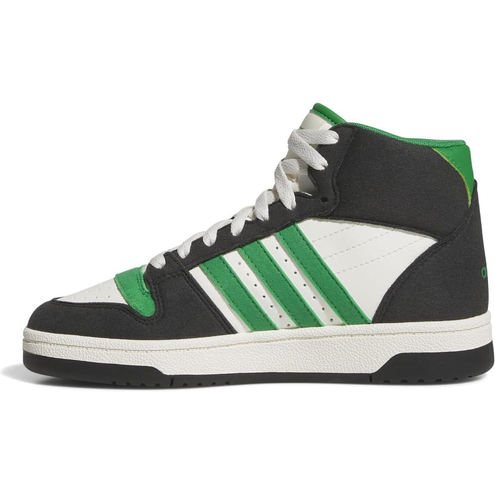 imageadidas UnisexChild Break Start Mid TopBlackGreenCloud White